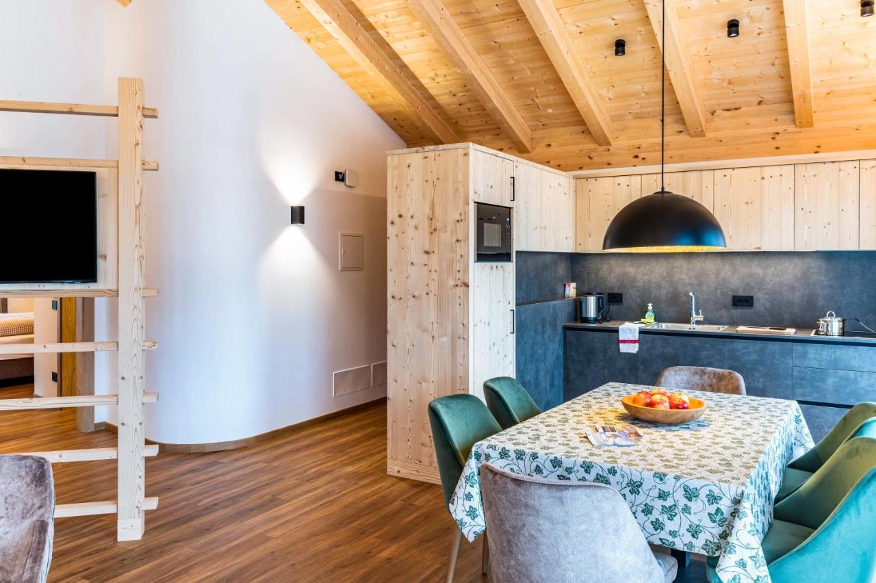 Les Ciases Chalets Dolomites Apt 3 St. Vigil Exterior foto
